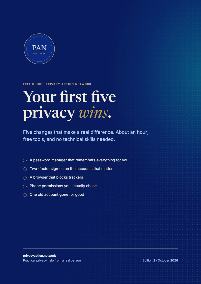 Your First 5 Privacy Wins — cover